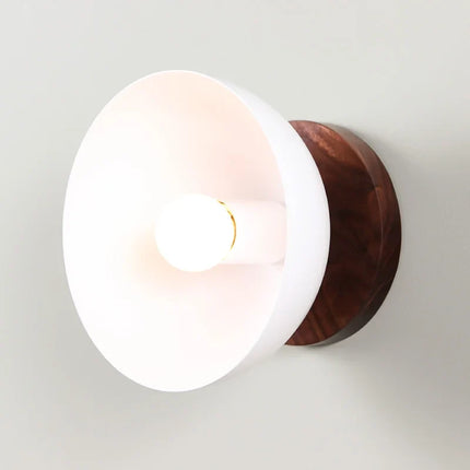 Plafonnier nordique en laiton et bois massif design moderne — LZ4X9T2