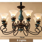 8 lumières / Sans ampoules