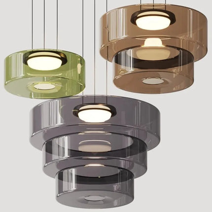 Suspension bohème en verre pour table basse design danois — LZ4X9T