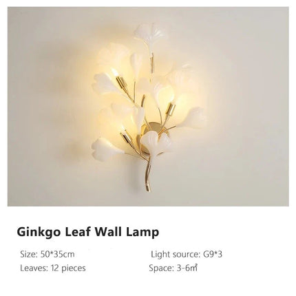 Suspension luxe au design ginkgo pour éclairage moderne et élégant — LZ4D7Q9