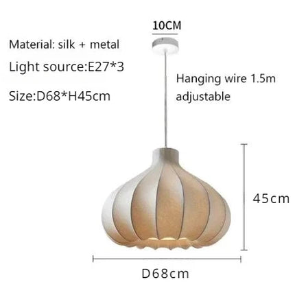 Suspension italienne en soie élégante — LZ4XJ7