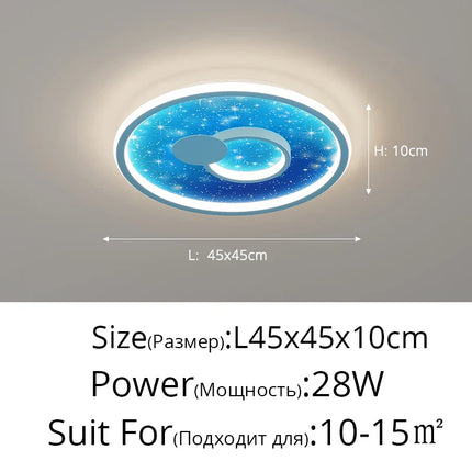Lustre nordique lumineux style dessin animé pour enfants — LZ4X9J
