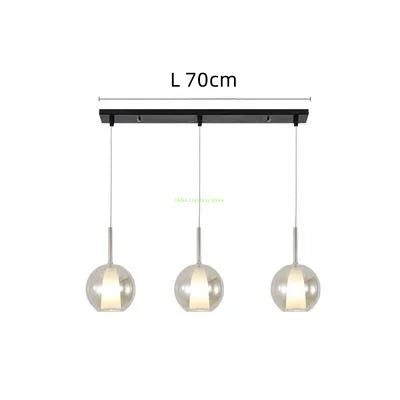 Lustre italien de luxe en bulles de verre pour restaurant — LZ4X9TQ