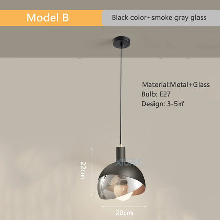 Suspension nordique en cuivre et verre de luxe — LZ4X9V2C