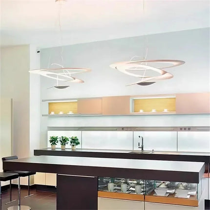 Suspension design anneau en métal pour cuisine et salon — LZ4X9T