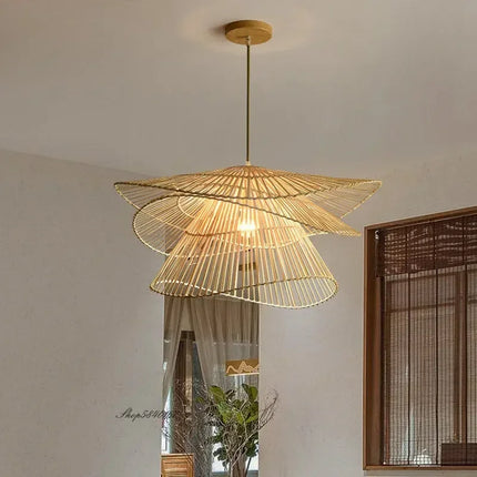 Lustre suspension multicouche pour décoration intérieure — LZ4X9T