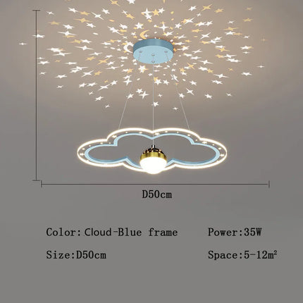 Lustre étoile lumineux créatif pour chambre d’enfants — LZ4XJ9