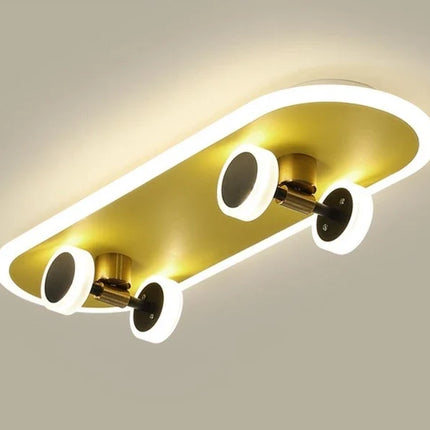 Plafonnier nordique créatif skateboard pour chambre d’enfant moderne — LZ3X9P