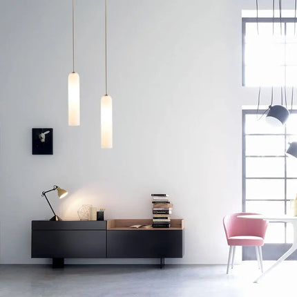 Suspension lumineuse moderne en verre pour intérieur créatif — LZ4XJ9