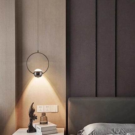 Lustre LED rotatif pour éclairage intérieur décoratif — LZ4X9T