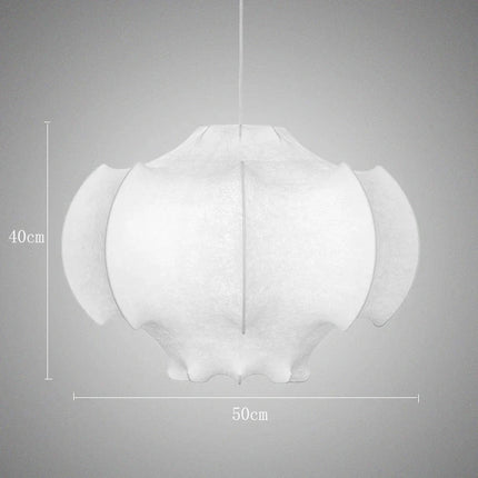 Suspension en soie au design wabi-sabi pour intérieur élégant — LZ4X9M