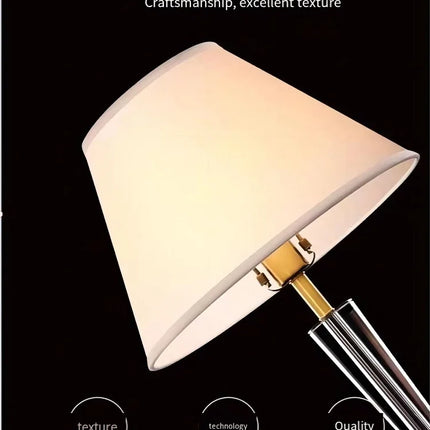 Lampe de chevet en cristal et cuivre style européen de luxe — LZ4X9P2Q