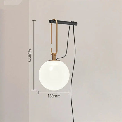 Applique murale en verre au design nordique pour décoration intérieure — LZ4X9T2
