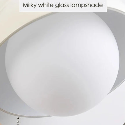 Applique murale en verre blanc style crème française pour intérieur élégant — LZ4X9T2