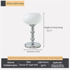 Lampe blanche-Down-8 / Blanc chaud