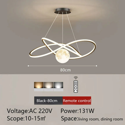 Plafonnier LED suspendu à design circulaire — LZ4P9XQ