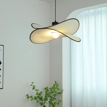 lustre wabi sabi en tissu pour décoration intérieure design moderne
