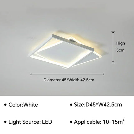Plafonnier LED moderne pour décoration intérieure élégante — LZ4Q9T1