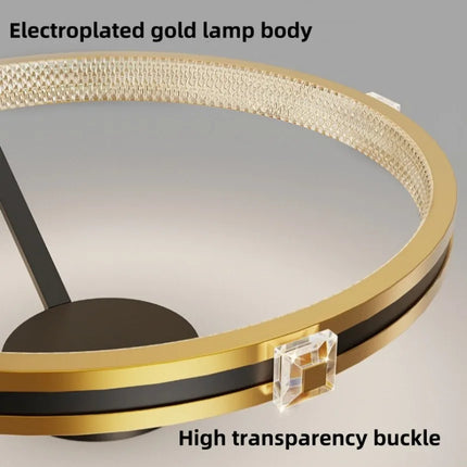 Plafonnier LED moderne en cristal pour décoration de luxe — LZ4X9P2