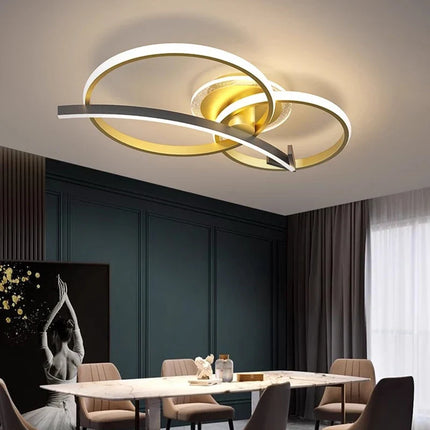 Plafonnier intelligent style nordique pour éclairage intérieur moderne — LZ4X9B