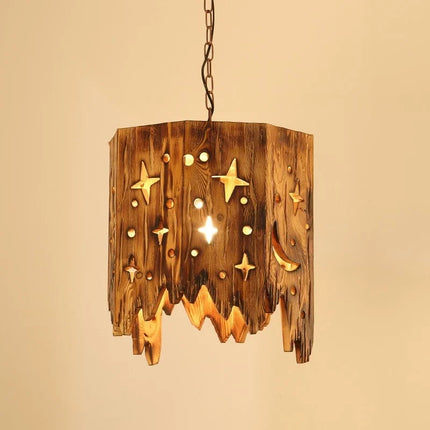 Suspension en bois style nordique pour cafés, bars et restaurants — LZ4X9T2