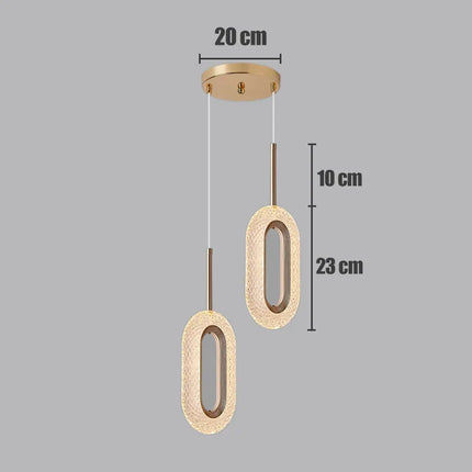 lustre led nordique décoration intérieure suspension