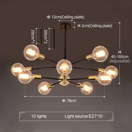 Lustre suspension LED moderne style nordique — LZ4Q9T1N