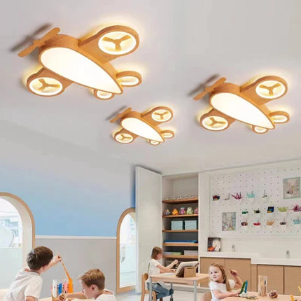 Plafonnier LED design avion style nordique pour chambre enfant — LZ4X9T2
