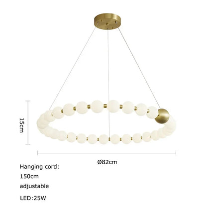 Lustre LED décoratif doré et argenté pour intérieur — LZ4X9P2