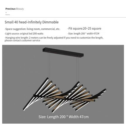 Suspension nordique LED pour décoration intérieure moderne — LZ4X9J