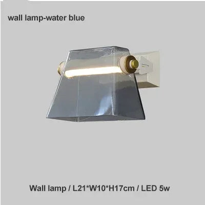 Lampe de chevet en verre au design nordique original — LZ4X9P