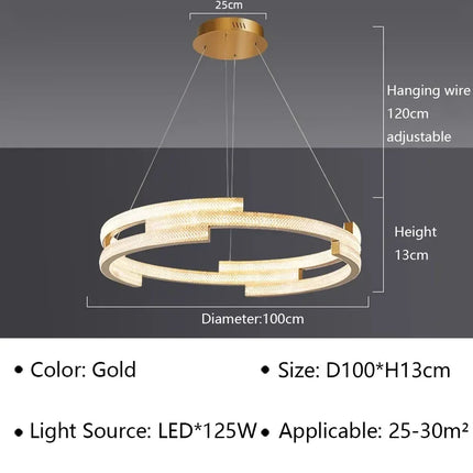 Suspension LED moderne pour décoration intérieure élégante — LZ4X9T