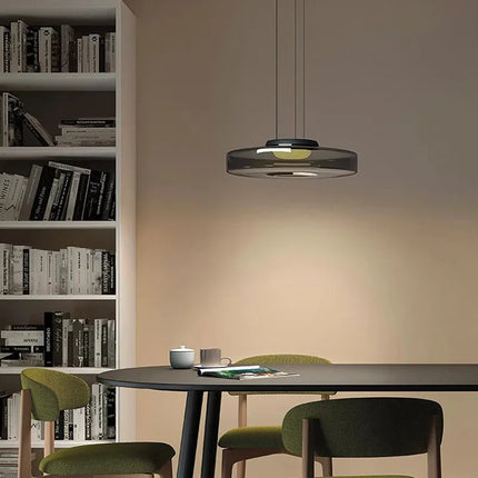 Suspension bohème en verre pour table basse design danois — LZ4X9T