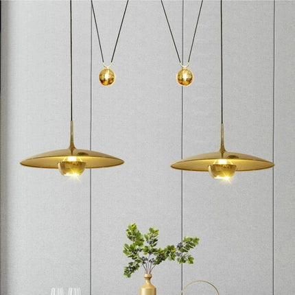 Lustre moderne réglable en forme de soucoupe volante pour intérieur — LZ4X9P