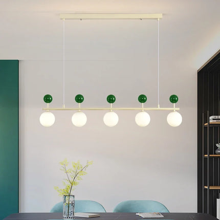 Suspension moderne en verre avec anneau métallique design — LZ4X9P