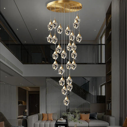 Lustre suspension en cristal pour éclairage élégant et moderne — LZ4X9T
