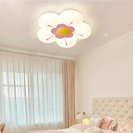 Plafonnier romantique fleurie pour chambre de petite fille chaleureuse — LZ4X9Q2N