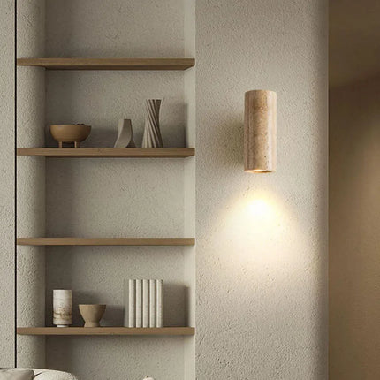 Applique murale LED en pierre naturelle avec réglage de température — LZ4XJ9