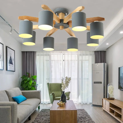 Lustre suspension nordique pour intérieur moderne et élégant — LZ4X9J