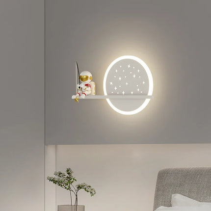 Applique murale LED astronaute lune et planète style nordique 2022 — LZ4X7J9