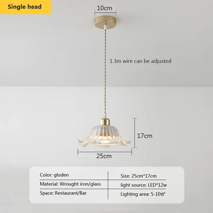 Suspension en verre au design moderne pour décoration intérieure — LZ4P9X