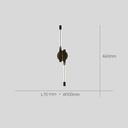 Applique murale LED au design moderne et minimaliste pour intérieur élégant — LZ4X9P2