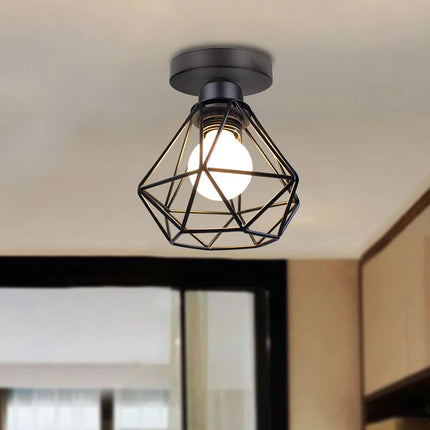 Plafonnier encastré industriel vintage en métal pour intérieur créatif — LZ4X9T2