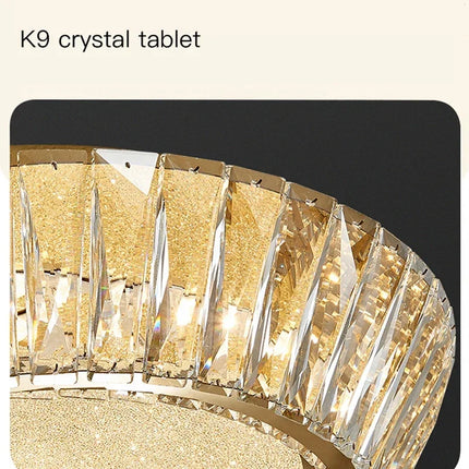 Plafonnier en cristal luxe au design nordique pour intérieur — LZ4X9M