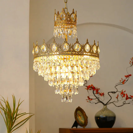 Lustre dimmable en cristal K9 pour éclairage élégant — LZ7XQ2