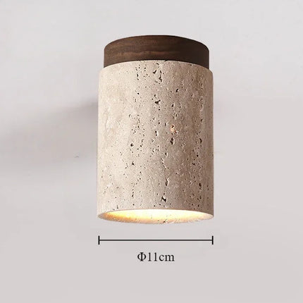 Plafonnier minimaliste en pierre pour ambiance apaisante — LZ4X9T2