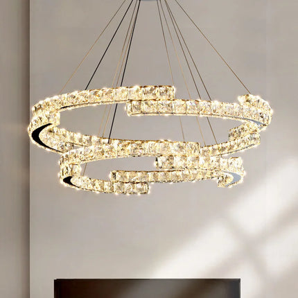 Suspension LED décorative en cristal style nordique — LZ4X9Q2F
