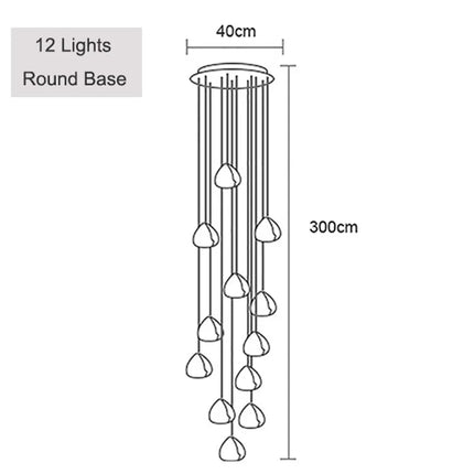Suspension nordique en cristal pour décoration élégante — LZ4N7Q2