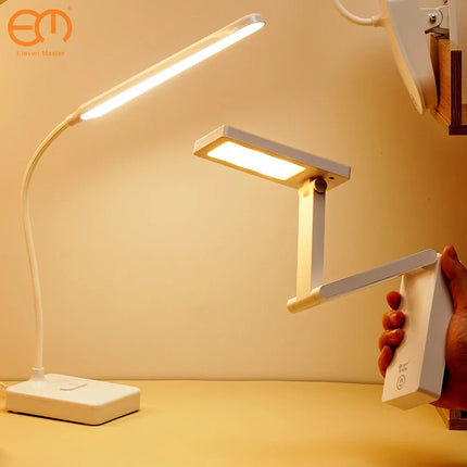 Lampe de bureau LED tactile avec port USB et protection oculaire — LZ4D7X9