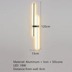 B-120cm-Blanc / Intensité variable